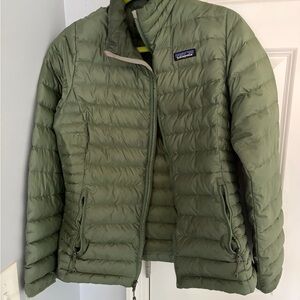 Patagonia Olive Quilted Jacket
